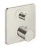 AXOR-HG-AXOR-Citterio-M-Thermostat-Unterputz-mit-Absperrventil-Edelstahl-Optic-34705800 gallery number 1